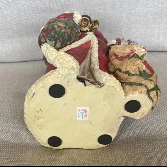 Santa Clause Albert E Price 10” Tall Ceramic Christmas Decor VTG Holiday Rare! - Picture 5 of 5